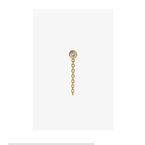 Anine Bing 14K gold chain earring - SINGLE